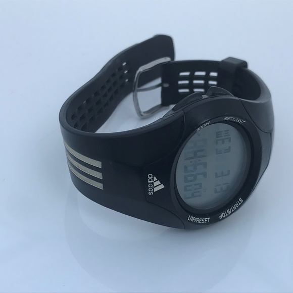 Adidas Digital Watch Black Sport Multi Function - Picture 4 of 8